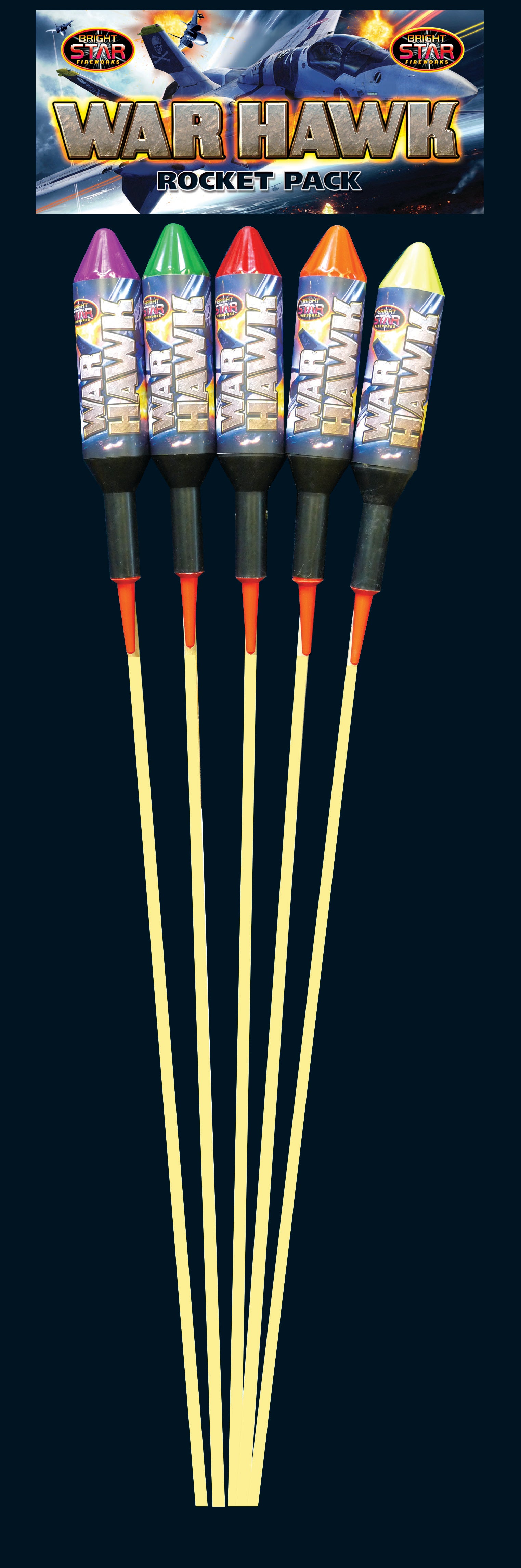 5pc Warhawk Rockets