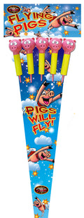 5pc Flying Pigs