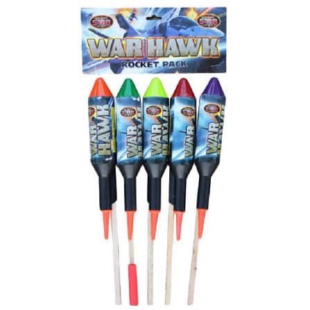 5pc Warhawk Rockets